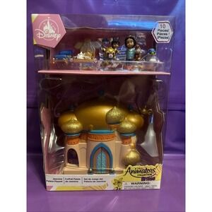 Disney Animators  Collection Littles Jasmine Palace Play Set Aladdin Mini - NEW